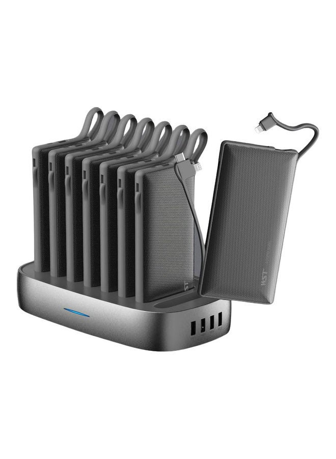 Compare 8 In 1 Multiple Power Bank Docking Station Black at KSA Price