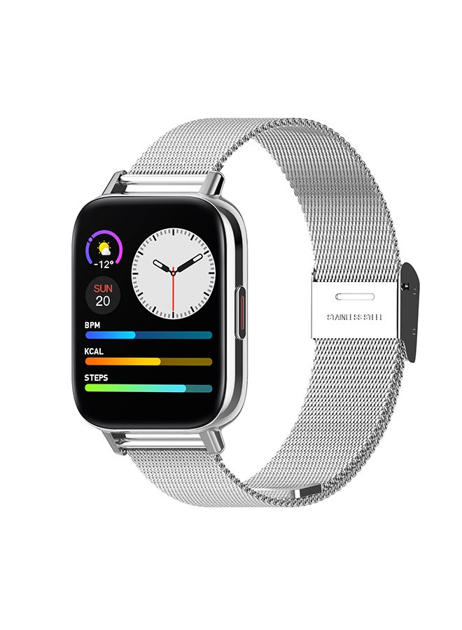 Compare Smartwatch G3 Talk All Day Heart Rate And O2 Level Monitoring With IP67 Water Resistance Along With Arabic Interface Silver at KSA Price