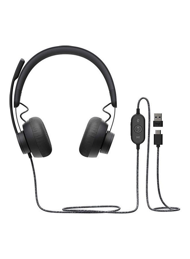 Compare Logitech Zone Wired Noise Cancelling Headset, Certified for Microsoft Teams with Advanced Noisecanceling mic Technology at KSA Price