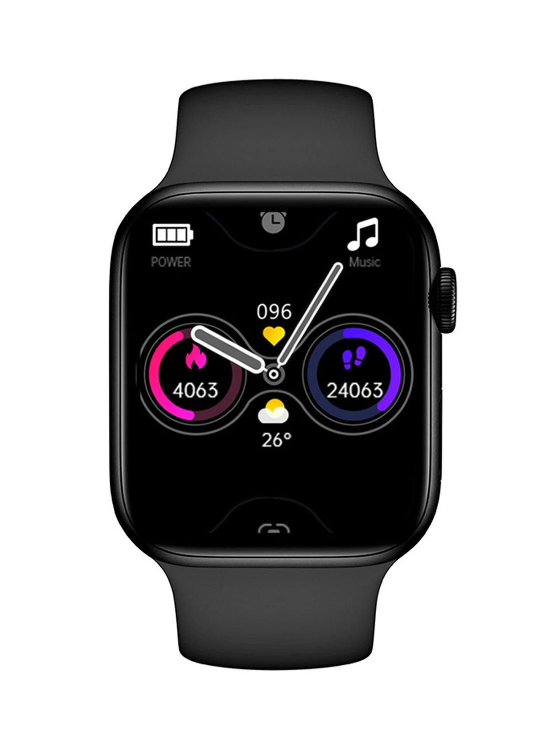 Series 6 Full Screen Smart Watch Black