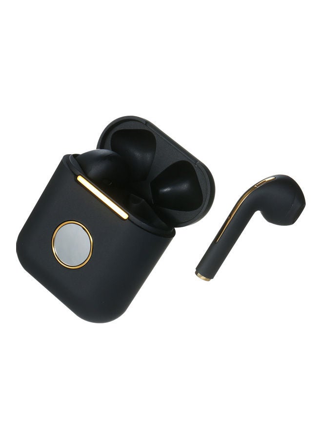 Wireless BT Ergonomic Semi-In-Ear Headphones Black