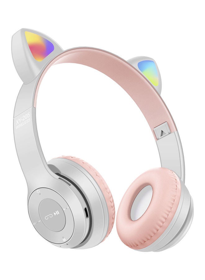 Wireless Cat Ear Headphones Grey