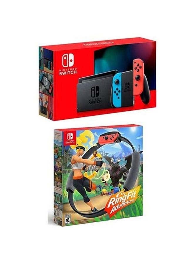 Compare Switch With JoyCon Bundle With Ring Fit Adventure at KSA Price