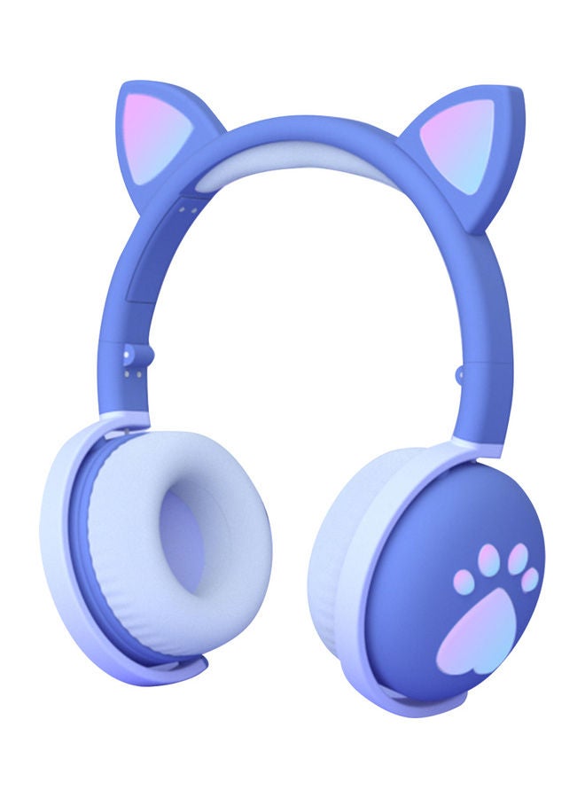 Wireless Headphones Cute LED Cat Ear BT…