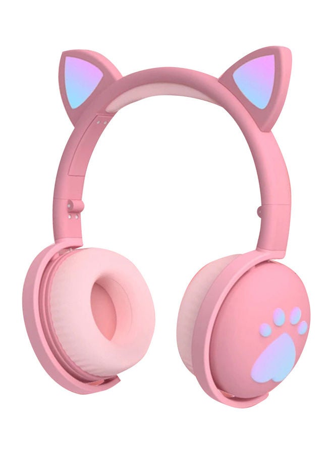 BT Wireless Headphones Cute LED Cat Ear…