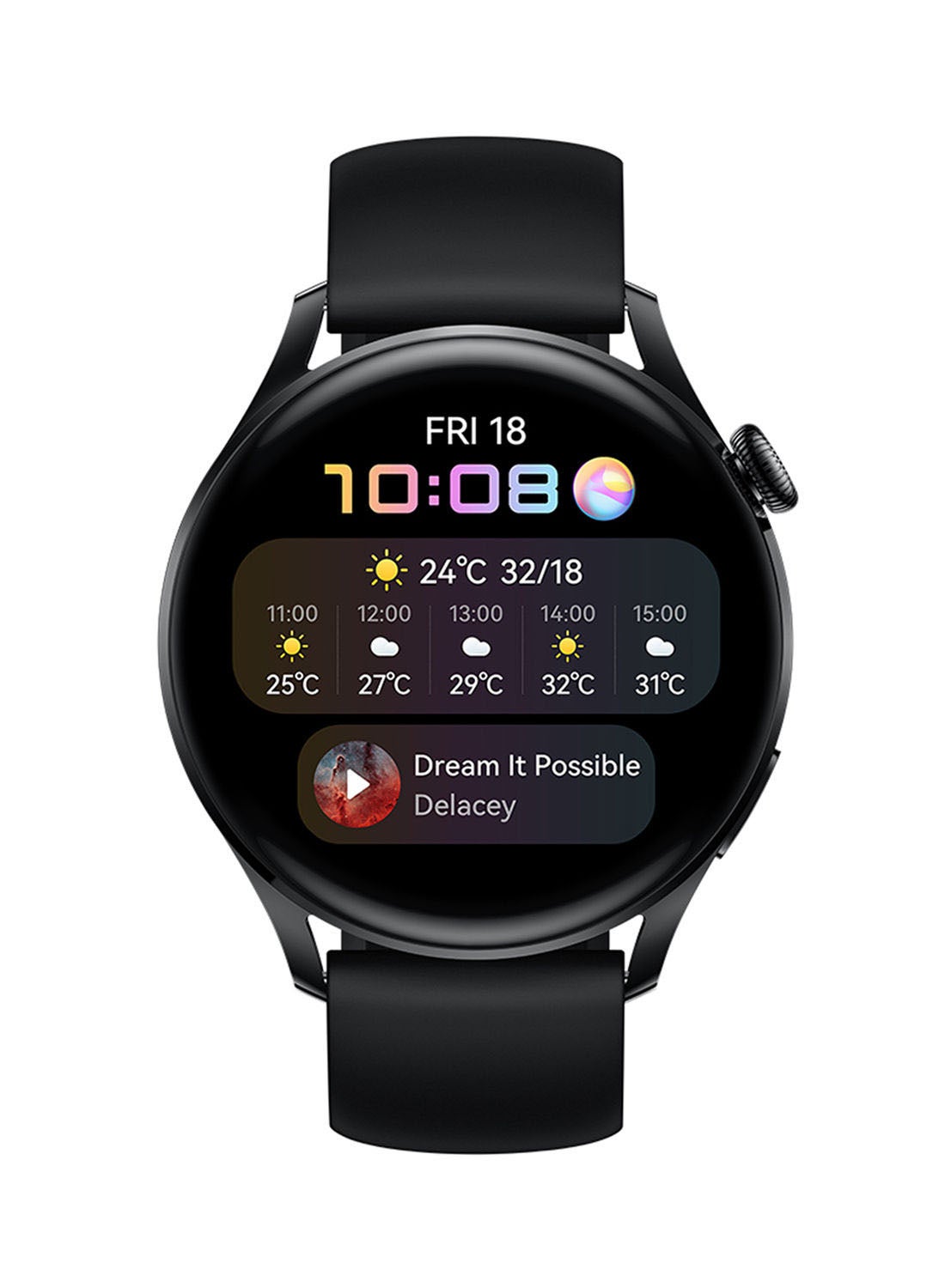 Compare Watch 3  SmartWatch  Allday SpO2 monitoring Black at KSA Price