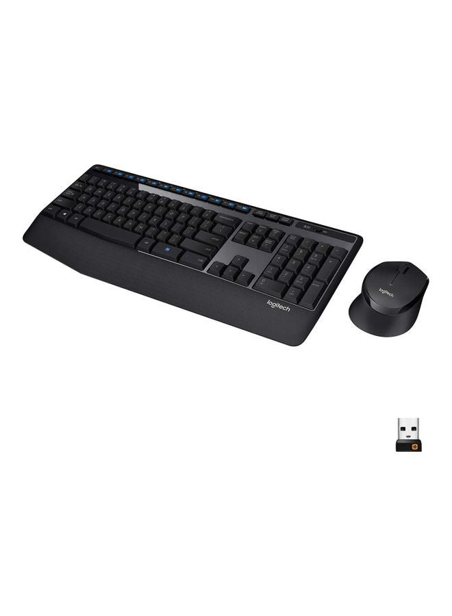 Compare MK345 Wireless Keyboard And Mouse Arabic 920010068 Black at KSA Price
