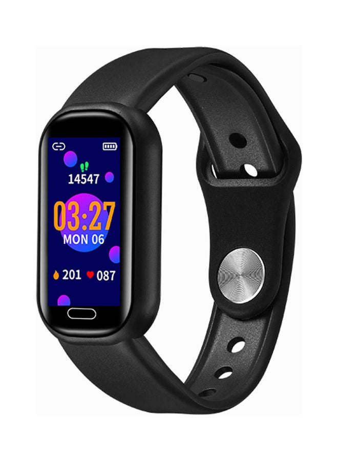 Compare 0.96in Intelligent Heart Rate Monitoring Watch Sports Watch Black at KSA Price
