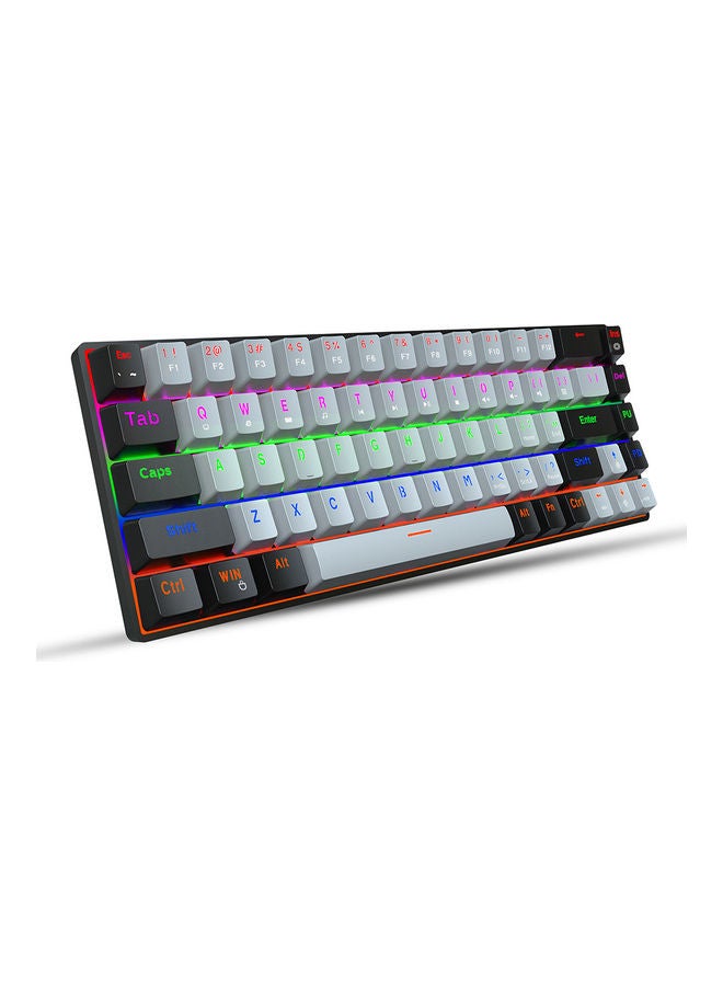 Compare 68Keys RGB Wired Gaming Keyboard With Detachable TypeC Cable And ABS Keycap Grey at KSA Price