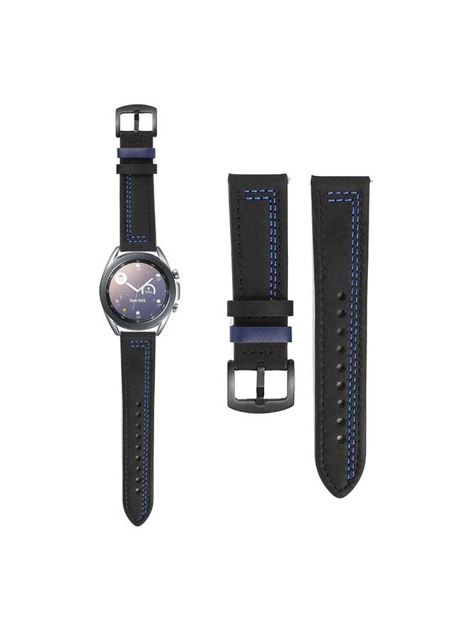 Stitch Lines Genuine Leather Replacement Band For…