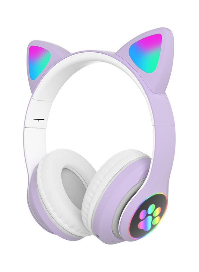 BT 5.0 Wireless Foldable Headphone Purple