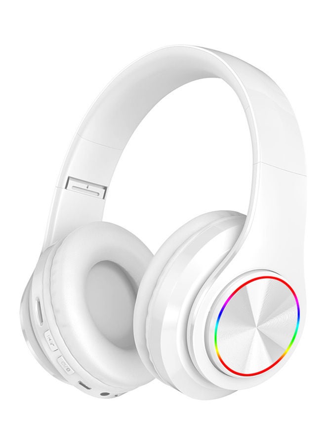 BT 5.0 Wireless Foldable Headphone White