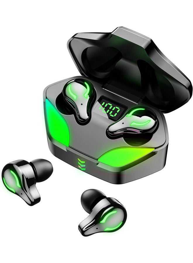 Compare BT 5.1  IPX7 Waterproof Low Latency True Wireless Stereo Music Sport Headset Black at KSA Price