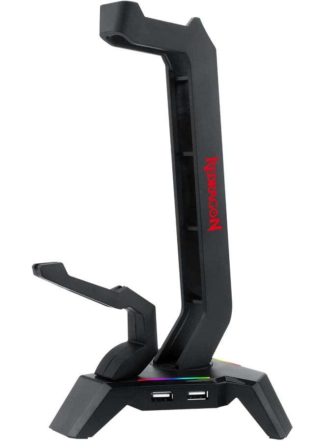Compare SCEPTER ELITE HA311 RGB Headphones Stand with 4 USB 2.0 HUB Ports And Mouse Bungee at KSA Price