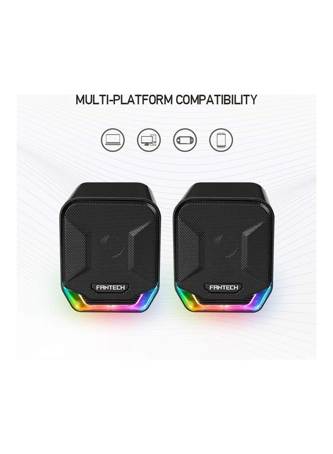 Compare Sonar GS202 Mobile Gaming And Music Wired Speakers at KSA Price