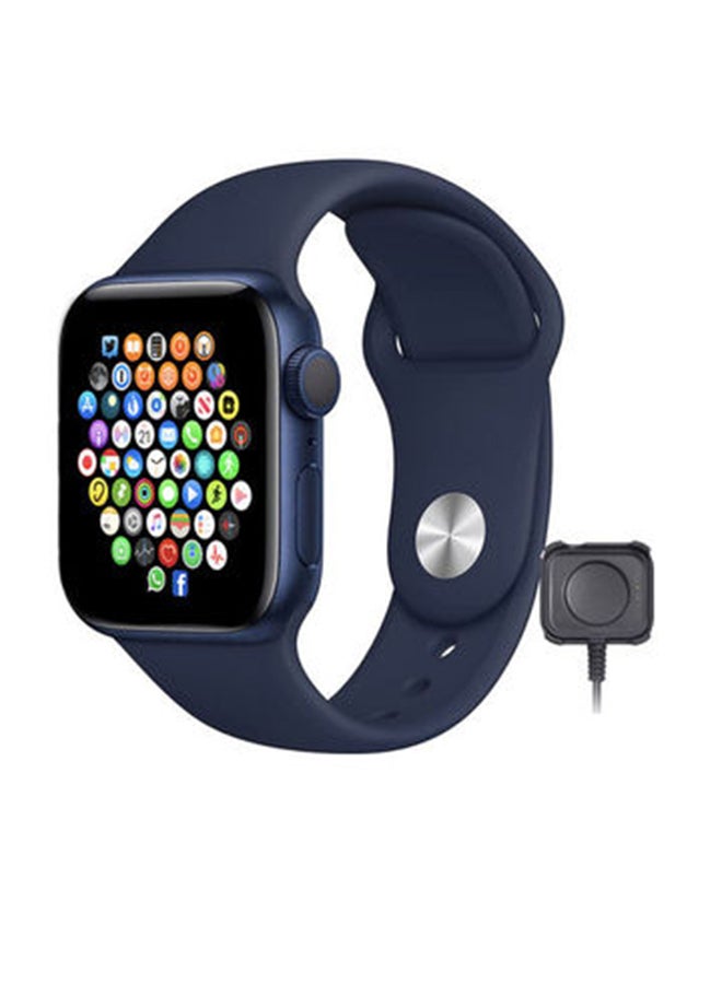 Compare Smart Watch Hw22 Series 6 With Track System Blue at KSA Price