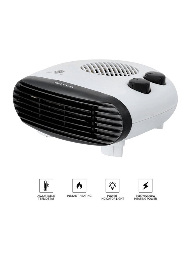 Compare Fan Heater With 2 Heating Powers 2000 W KNFH6252 White&Black at KSA Price