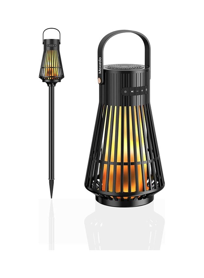 Compare LED Flame Torch Wireless Speaker With Pole And Ground Stake Black at KSA Price