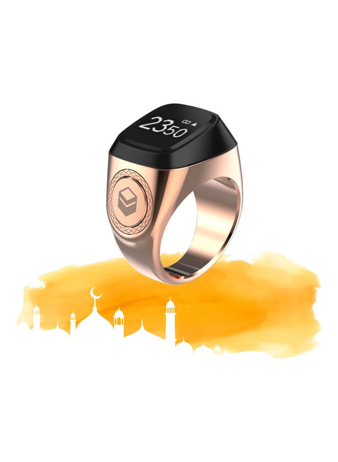 Compare Zikr Smart Tasbih Ring 18mm Rose Gold at KSA Price
