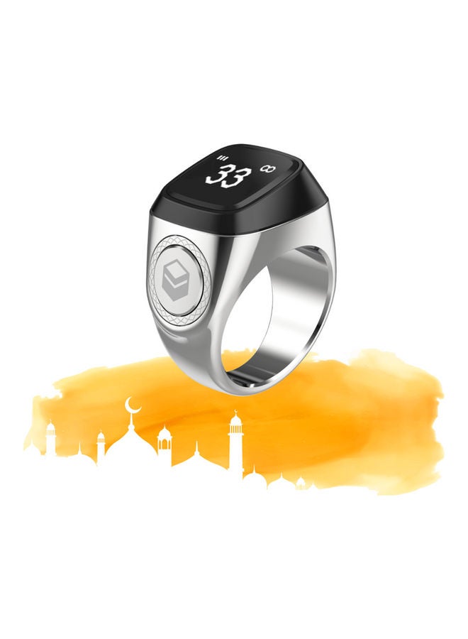 Compare Zikr Smart Tasbih Ring 20mm Silver at KSA Price