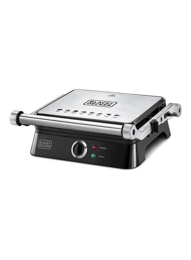 Compare Contact Grill With Full Flat Grill For Barbeque 1400.0 W CG1400B5 Black at KSA Price