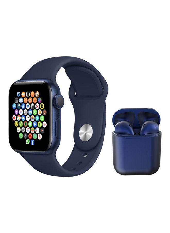 Compare Heart Rate Monitor Sports Watch with Earbuds Blue at KSA Price