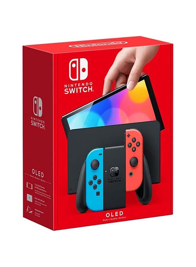 Switch OLED (2021) Model - Neon Red & Blue…