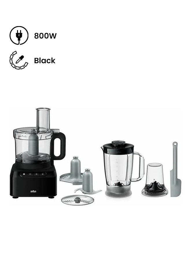 Compare Food Processor 800 W FP 3132 BK Black at KSA Price