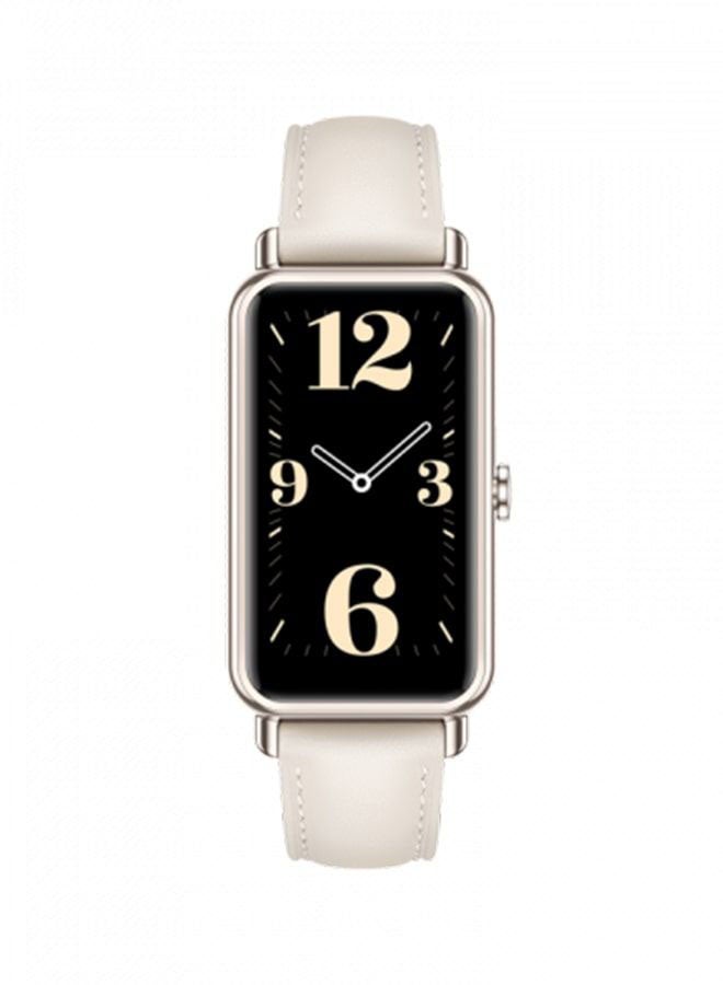 Watch Fit Mini Light Gold Aluminum Case With Leather…