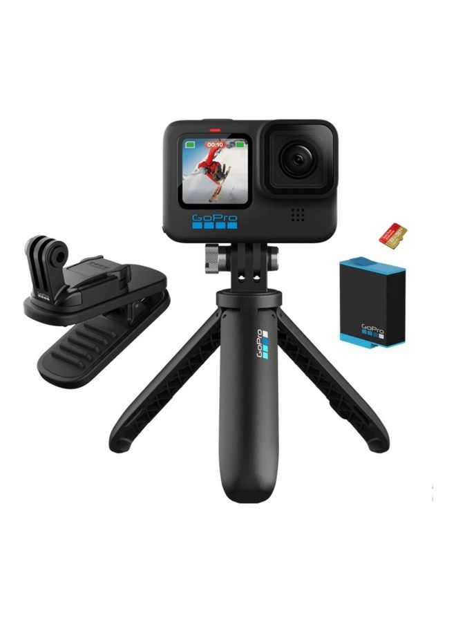 Compare HERO10 Bundle  HERO10 Black Action Camera + Magnetic Swivel Clip + Battery + Shorty + 32GB + Case at KSA Price