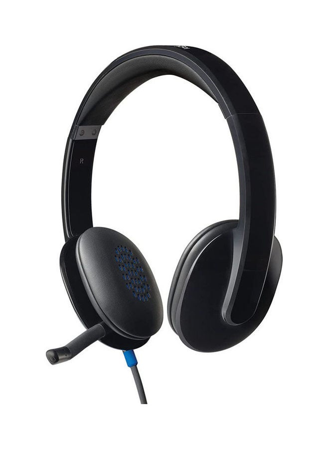 H540 USB Headset, With Noise-Cancelling Mic, Wired…