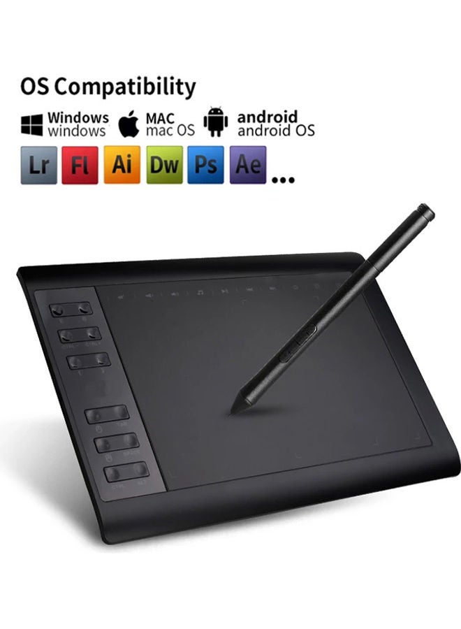 Compare Digital Drawing Graphic Tablet Black at KSA Price