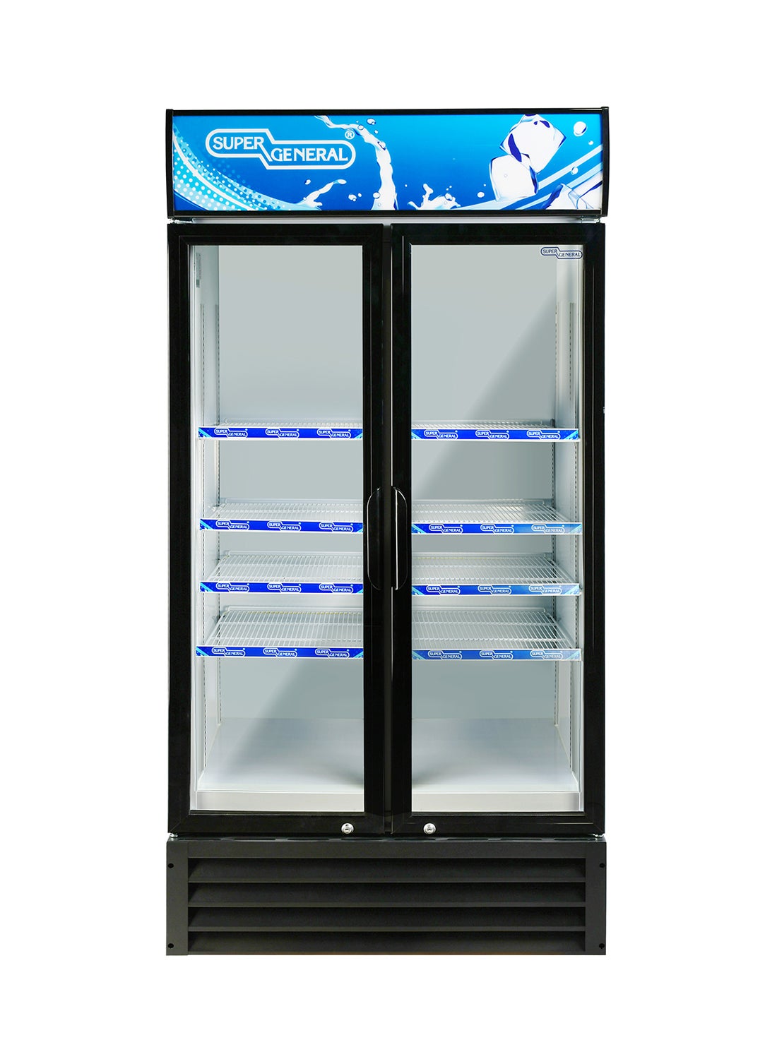Compare 1000 Liter Double Door Chiller French 120 W SG SC1018 IF White at KSA Price