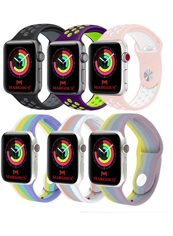 Apple Watch 45Mm 44Mm 42 Silicone Sport Band 6…