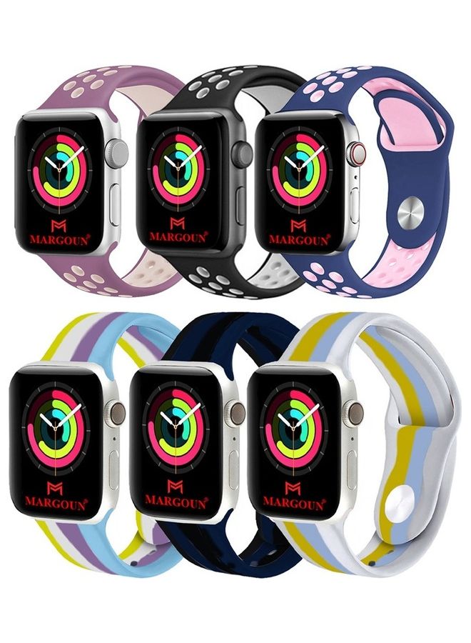 Apple Watch 45Mm 44Mm 42 Silicone Sport Band 6…