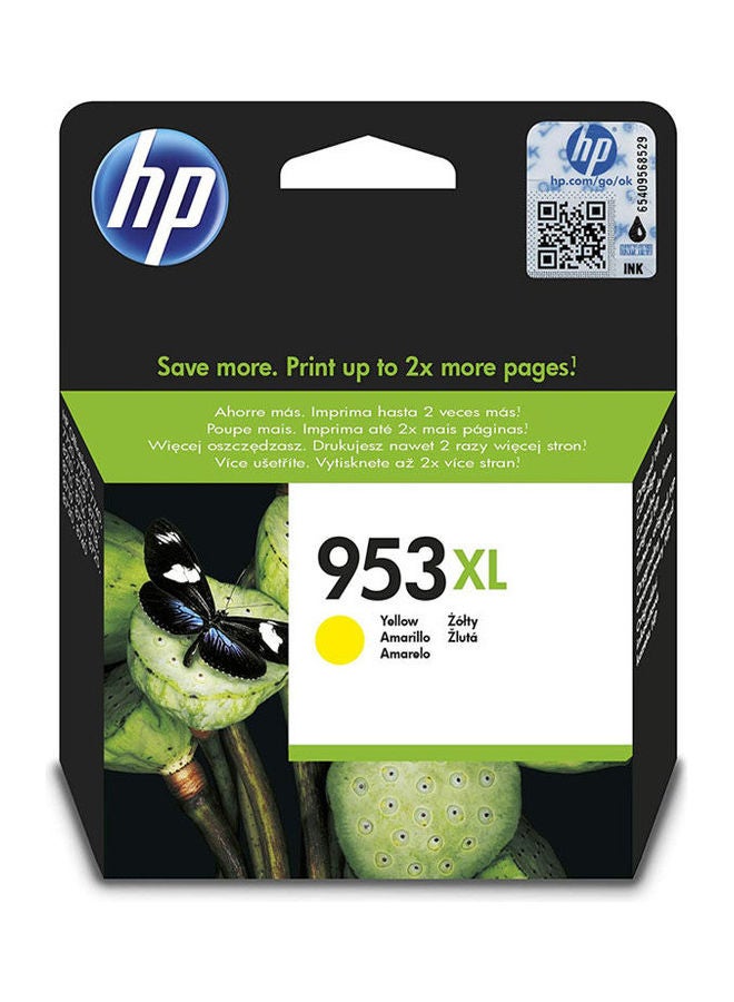 Compare 953xl High Yield Ink Cartridge F6u18ae Yellow at KSA Price