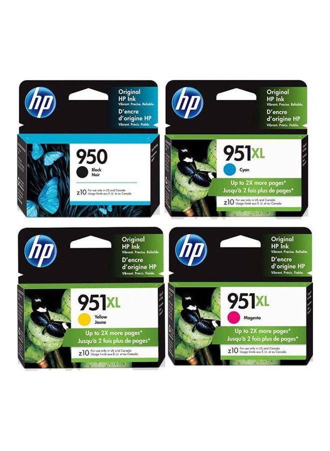 Compare 950  & 951xl  Ink Cartridge Set Multicolour at KSA Price