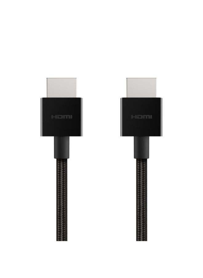 Compare 4K Ultra High Speed HDMI 2.1 Braided Cable 2m Black at KSA Price