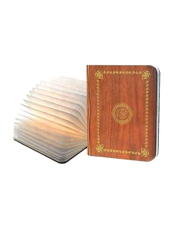Compare LED Book Shaped Quran Recitation Speaker Brown at KSA Price
