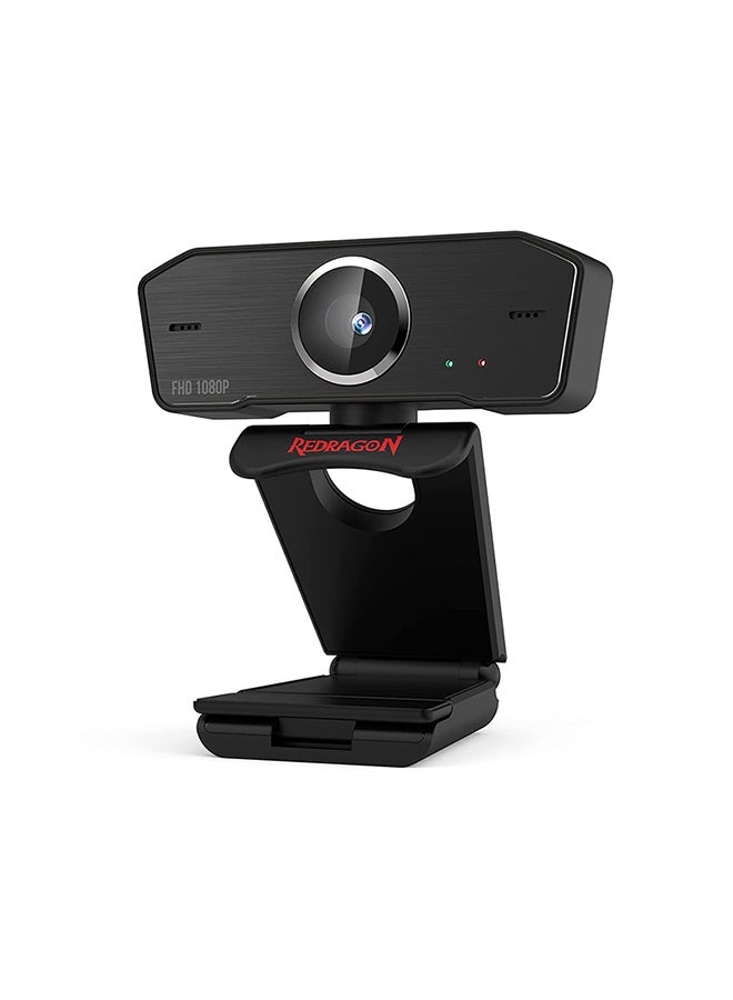 Compare GW800 Hitman 1080P Webcam with Builtin Dual Microphone, 360Degree Rotation  2.0 USB Skype Computer Web Camera  30 FPS for Online Courses, Video Conferencing and Streaming at KSA Price