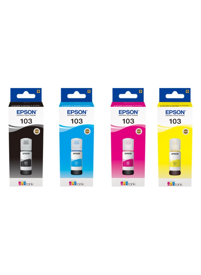 Pack of 4 Epson 103 Ink Bottle Set…