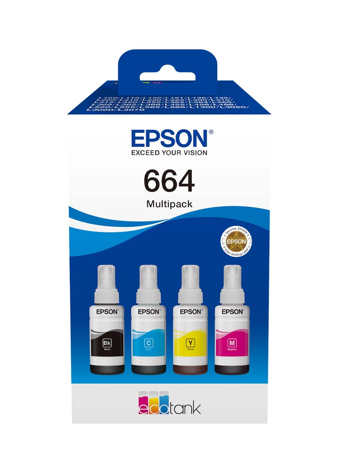 Compare 664 Ecotank 4Colour Multipack Multicolour at KSA Price