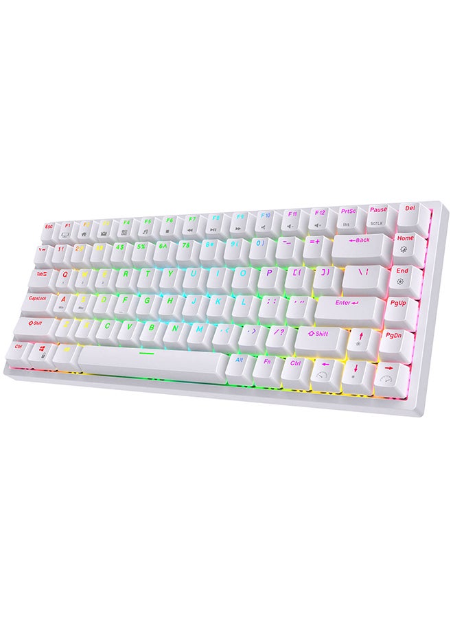 Compare RK84 Tri  Mode Hot Swapable RGB Mechanical Gaming Keyboard Blue Switch at KSA Price
