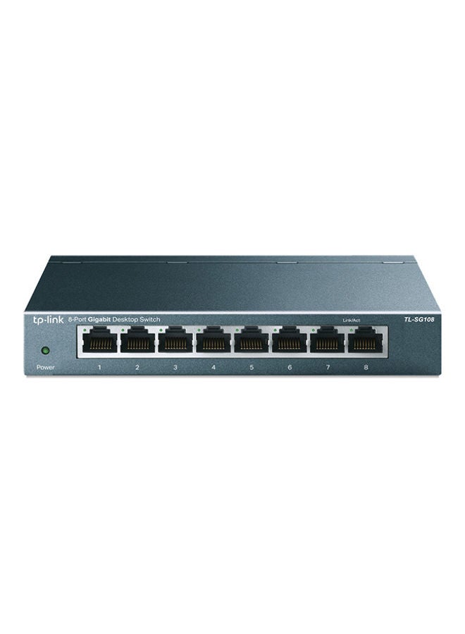 8-Port Gigabit Desktop Switch TL-SG108 Black