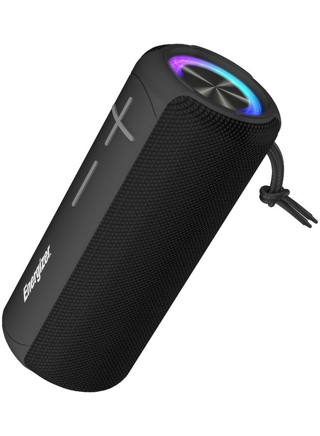 Compare BTS161 Waterproof Portable Bluetooth Speaker, RGB Party Light, IPX6, FM Feature, Power Bank Function, 16W Black at KSA Price