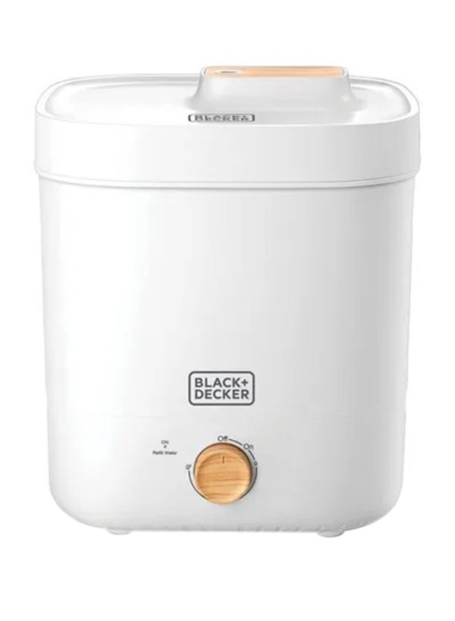 Compare 4L Humidifier For Room Size Upto 40m², 30W | Up to 80% Humidity Control |Has Cool & Warm Mist Options| 12hr Timer + Silent Sleep Mode HM4125B5 WhiteGold at KSA Price
