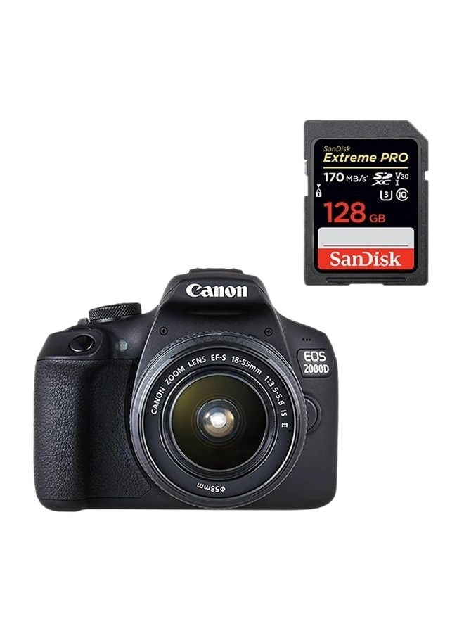 EOS 2000D DSLR Camera With 18-55 DC Lens? 24.1…