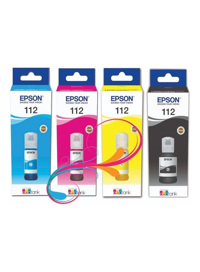 Pack of 4 Epson 112 Ink Bottle Set…