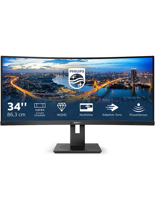 34-Inch Monitor, 345B1C, Curved Ultrawide VA panel,…