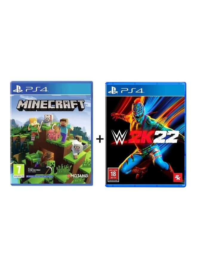 Compare Minecraft And WWE 2K22  PlayStation 4 PS4 at KSA Price